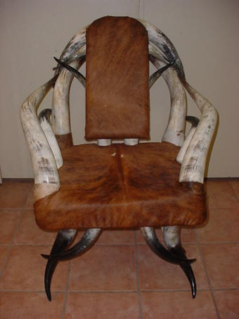 Cow Bull horn furniture Cow horn furniture chairs Cow horn stools and ottoman 